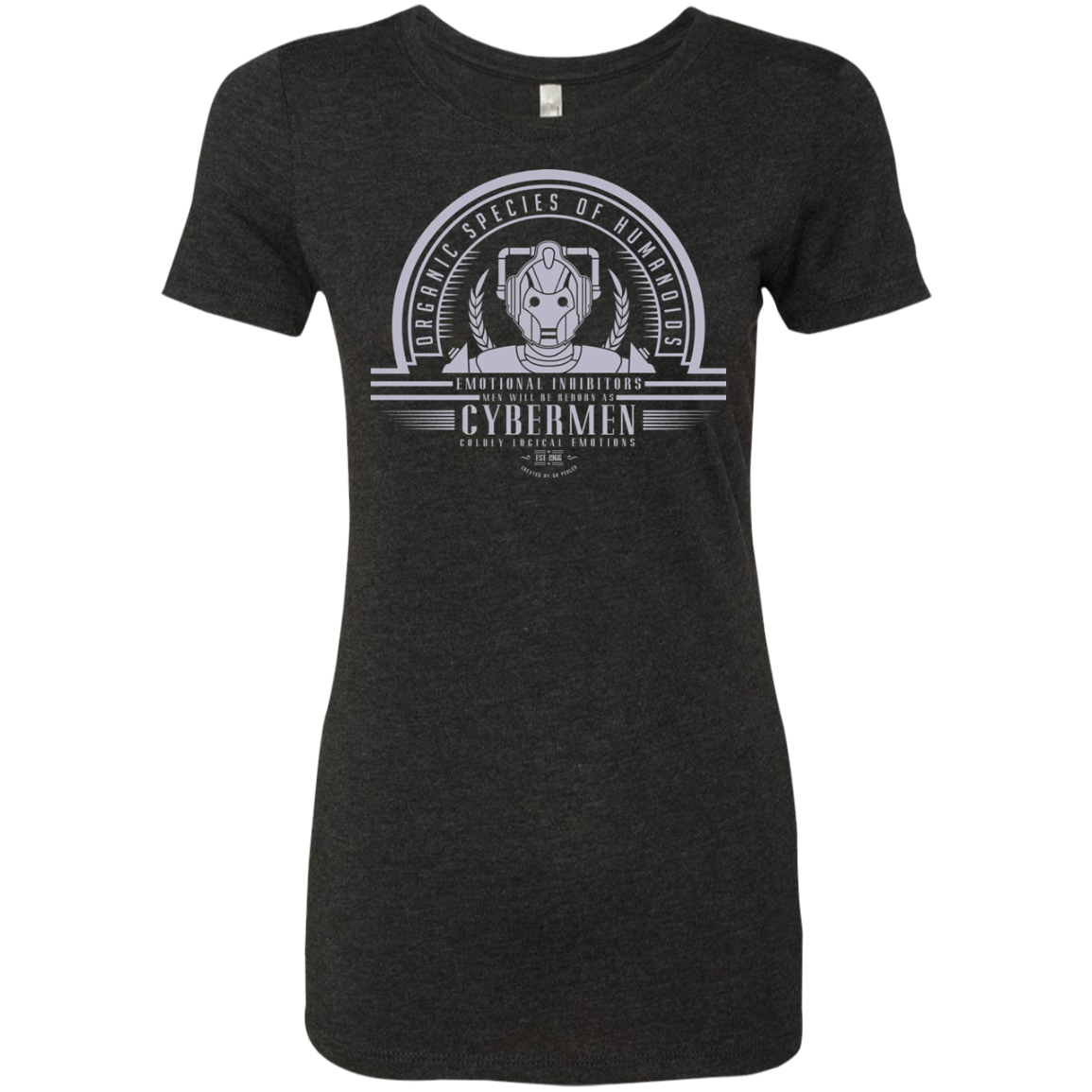 Who Villains Cybermen Women's Triblend T-Shirt