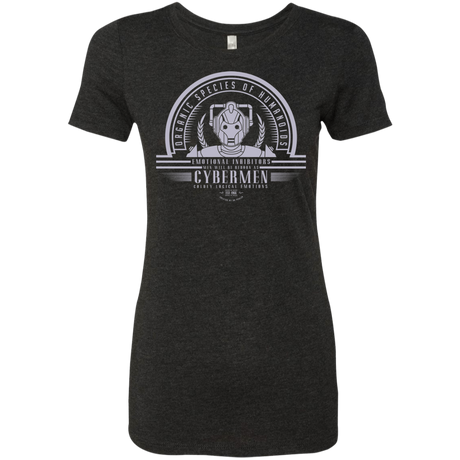 Who Villains Cybermen Women's Triblend T-Shirt