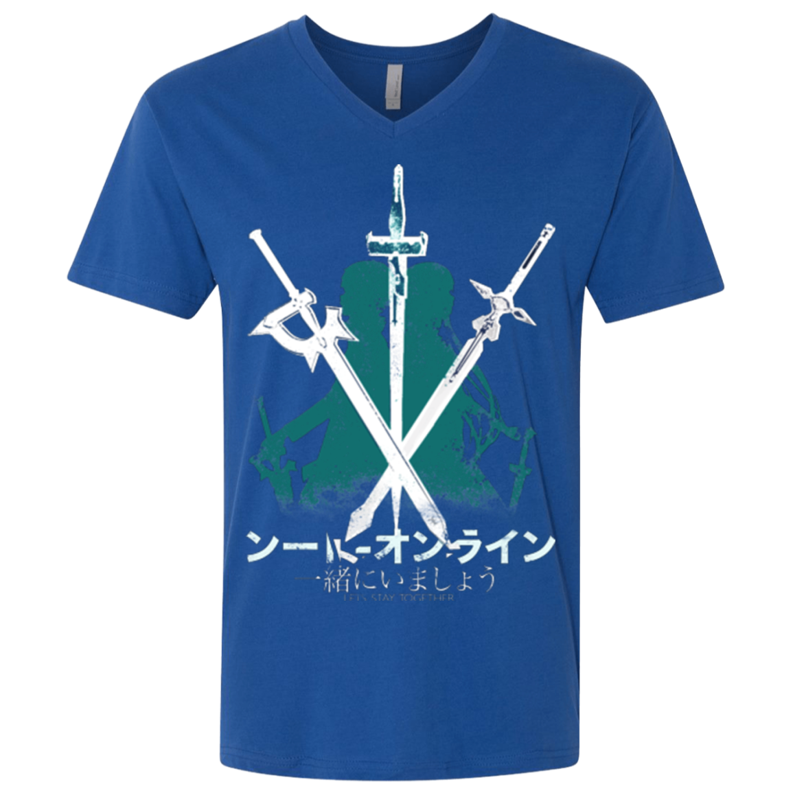 Sword Art Men's Premium V-Neck