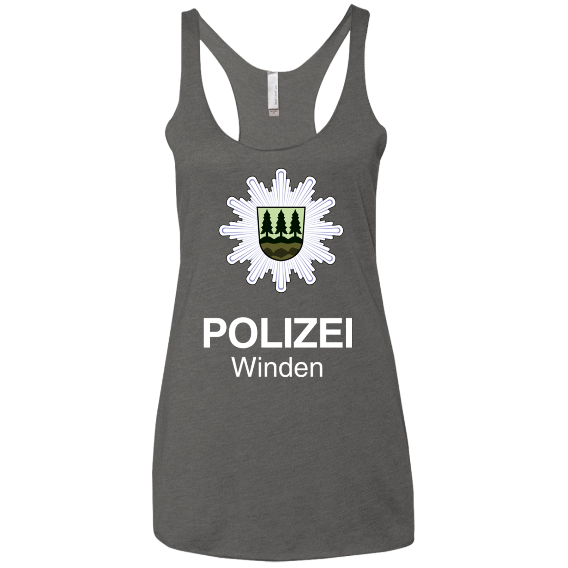 Winden Polizei Women's Triblend Racerback Tank