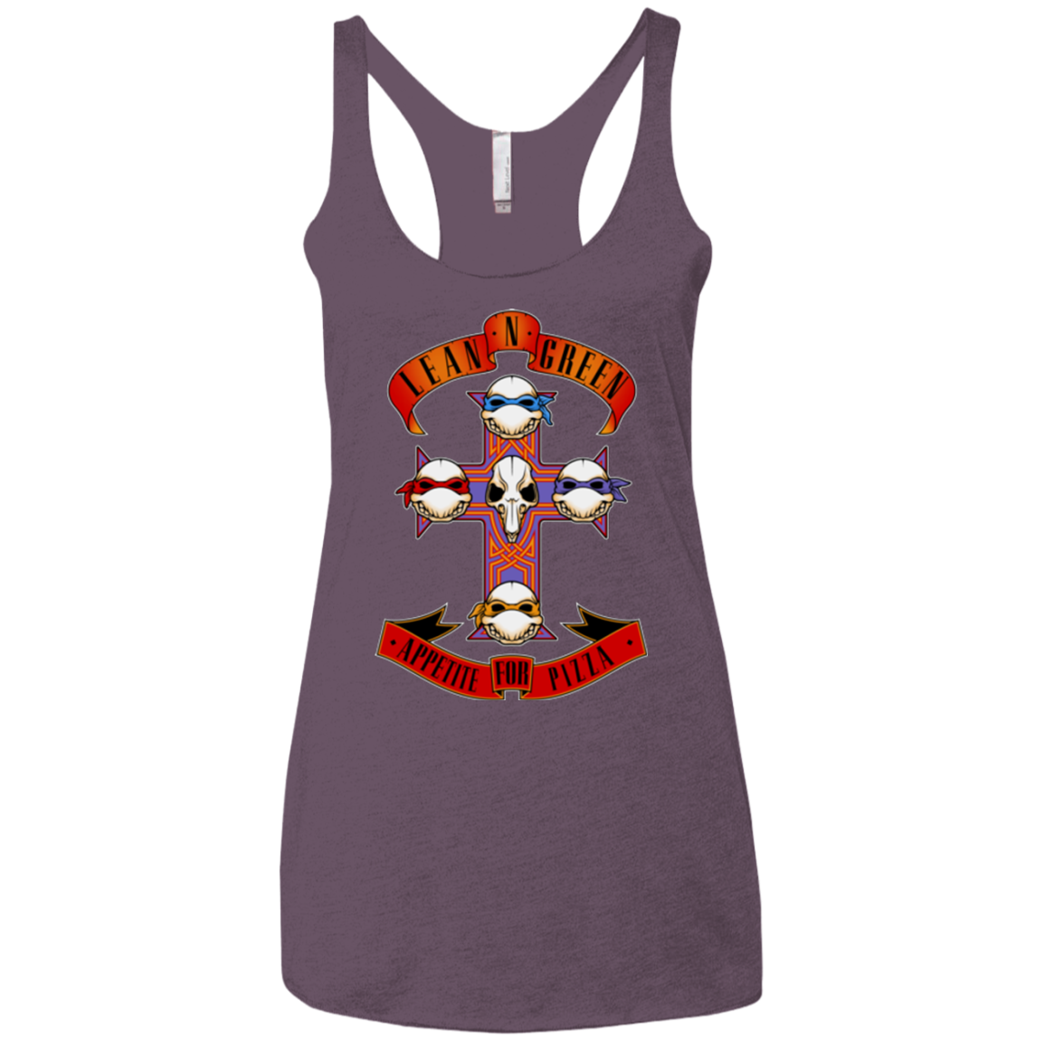 APPETITE FOR PIZZA Women's Triblend Racerback Tank