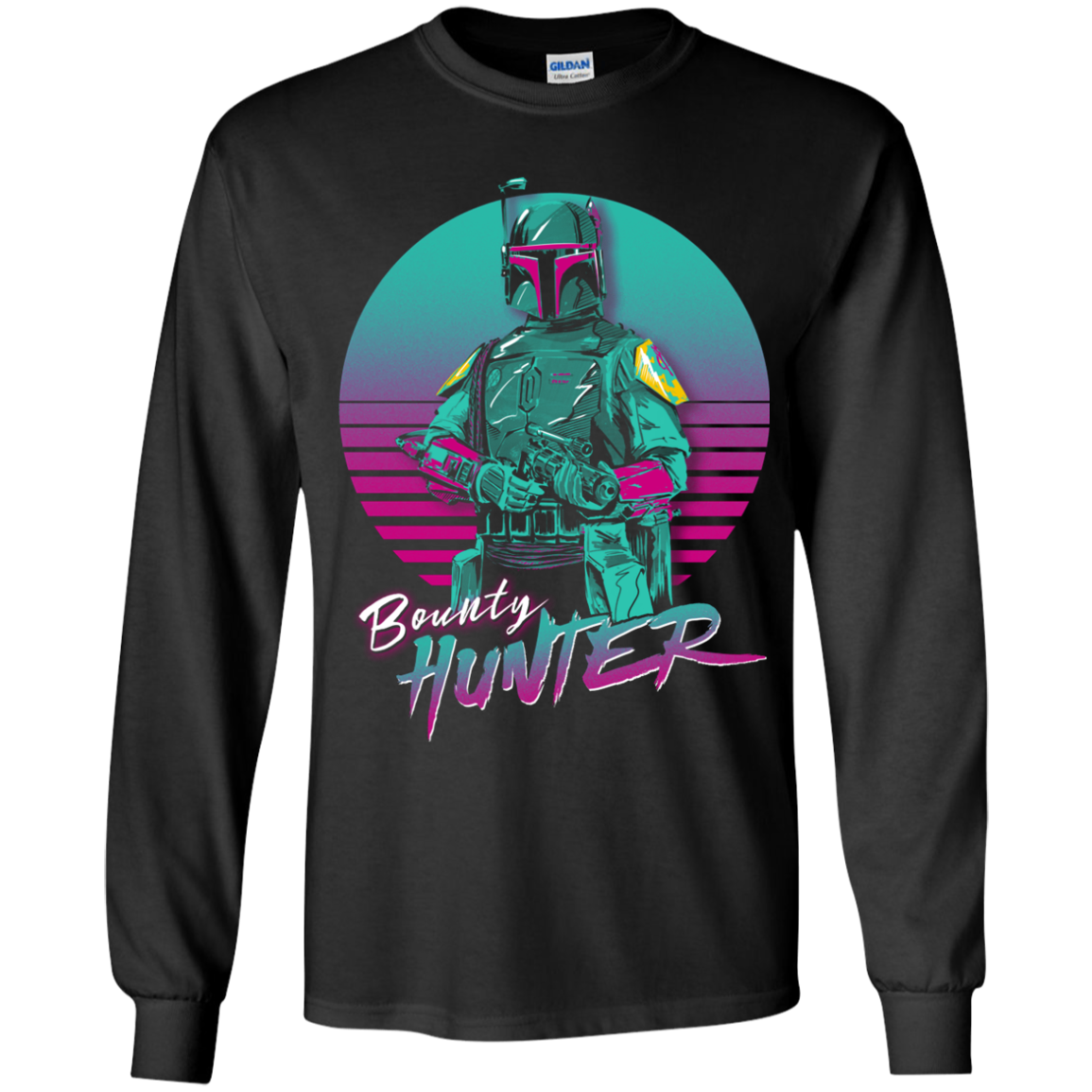Retro Bounty Hunter Youth Long Sleeve T-Shirt