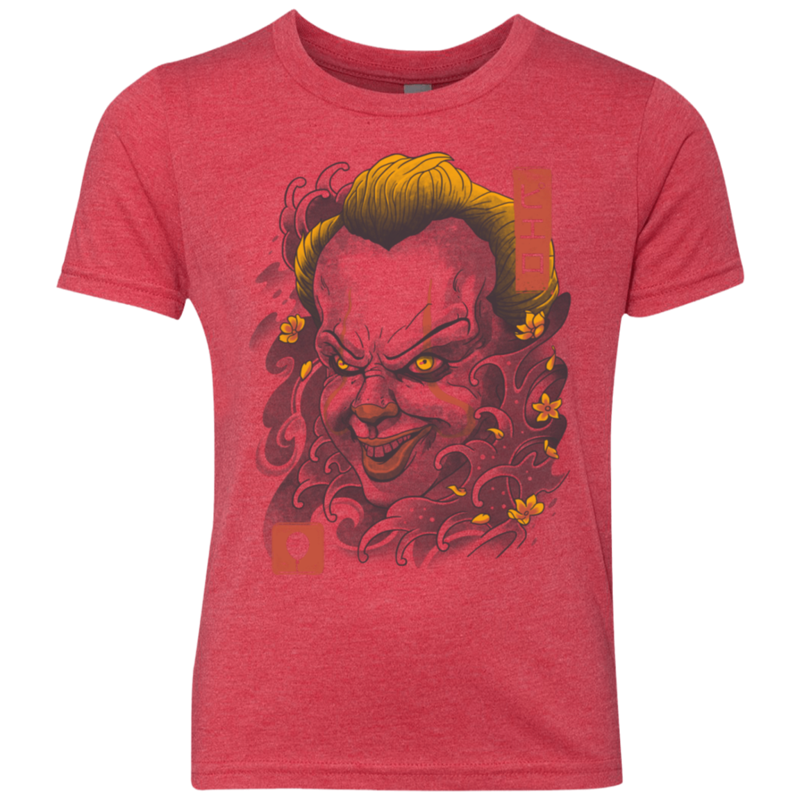 Oni Clown Mask Youth Triblend T-Shirt