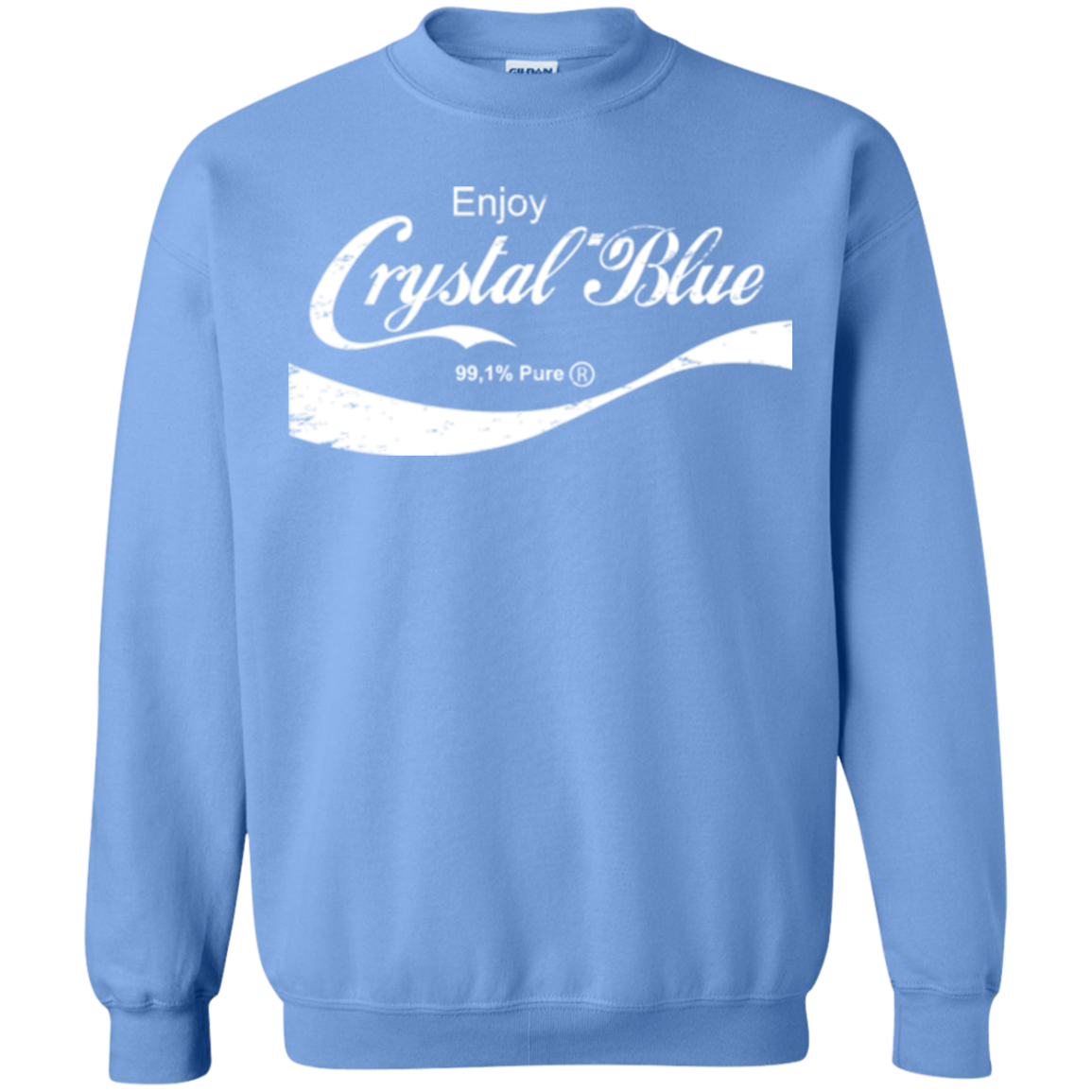 Crystal Blue Coke Crewneck Sweatshirt