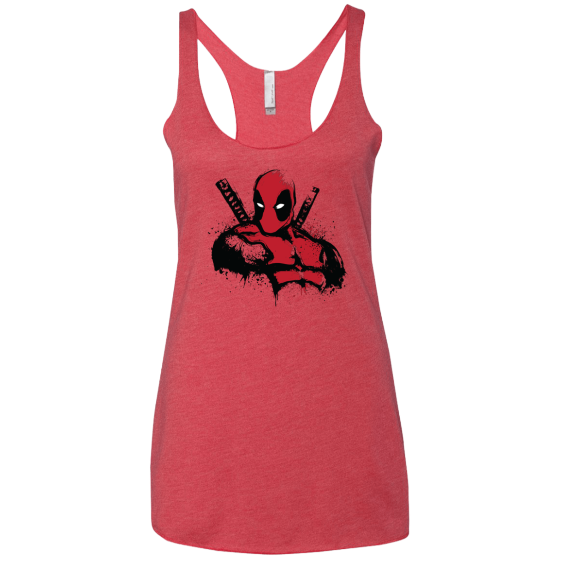The Merc in Red Women's Triblend Racerback Tank