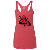The Merc in Red Women's Triblend Racerback Tank