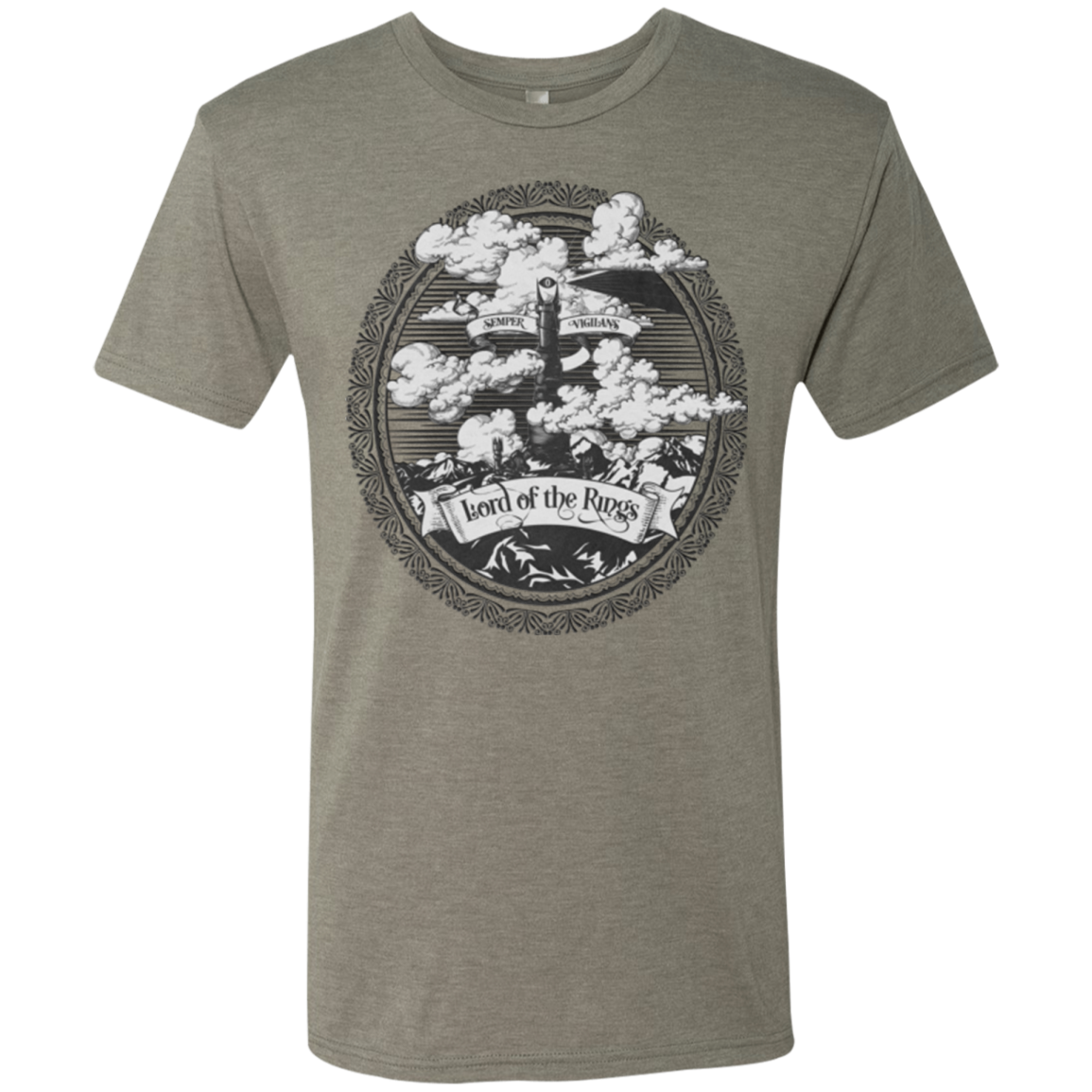 Vintage Mordor Tower Men's Triblend T-Shirt