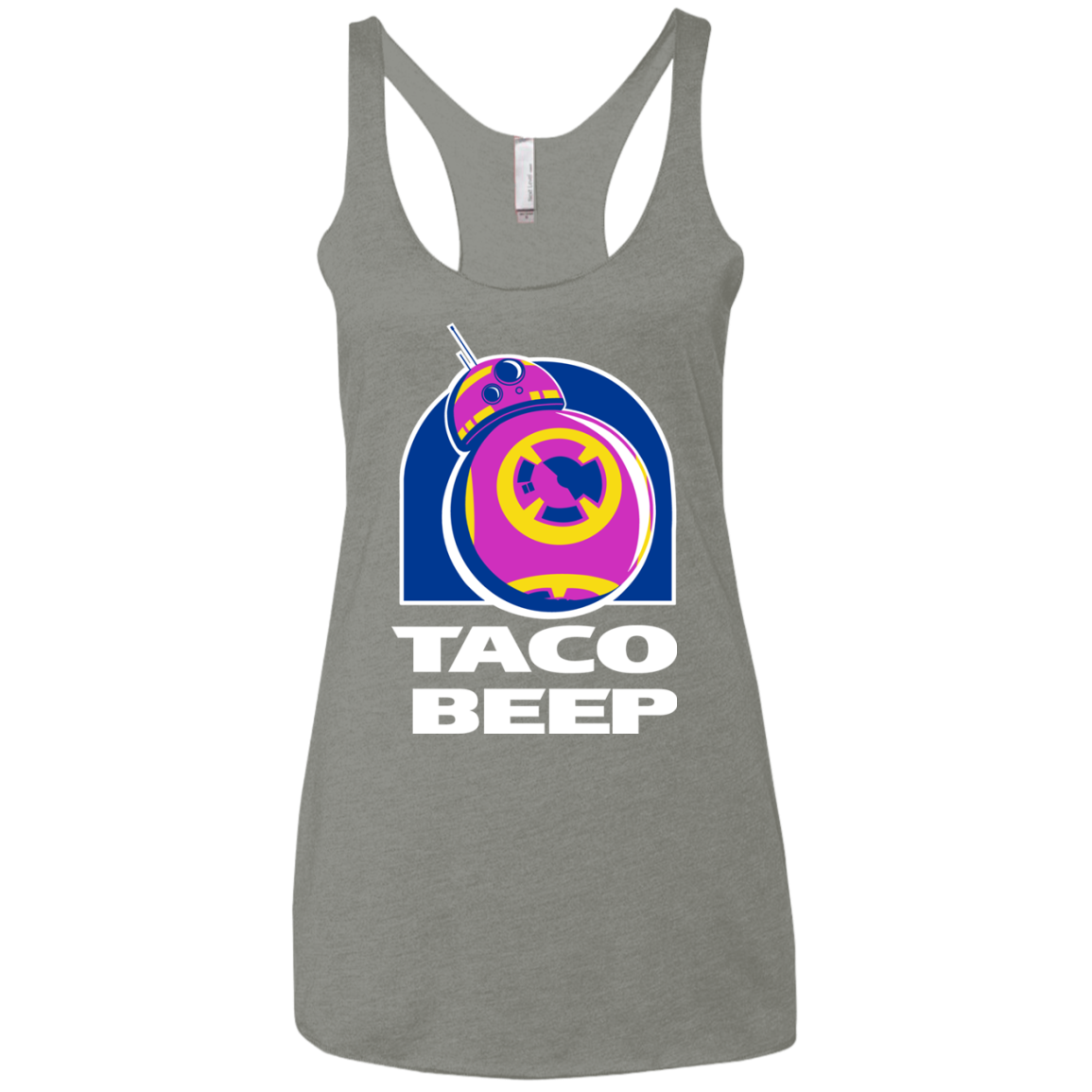 Taco Beep Women's Triblend Racerback Tank