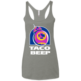 Taco Beep Women's Triblend Racerback Tank
