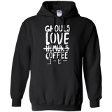 Ghouls Love Coffee Pullover Hoodie