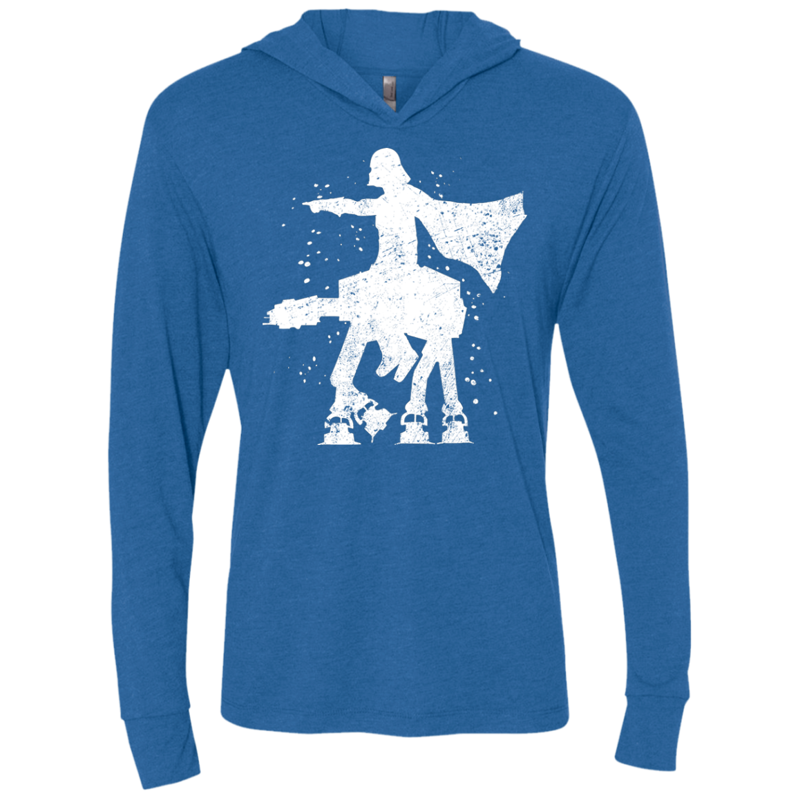 To Hoth Triblend Long Sleeve Hoodie Tee