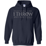 I Throw Pullover Hoodie