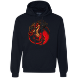 FIRE BLOOD AND TRAINING Premium Fleece Hoodie