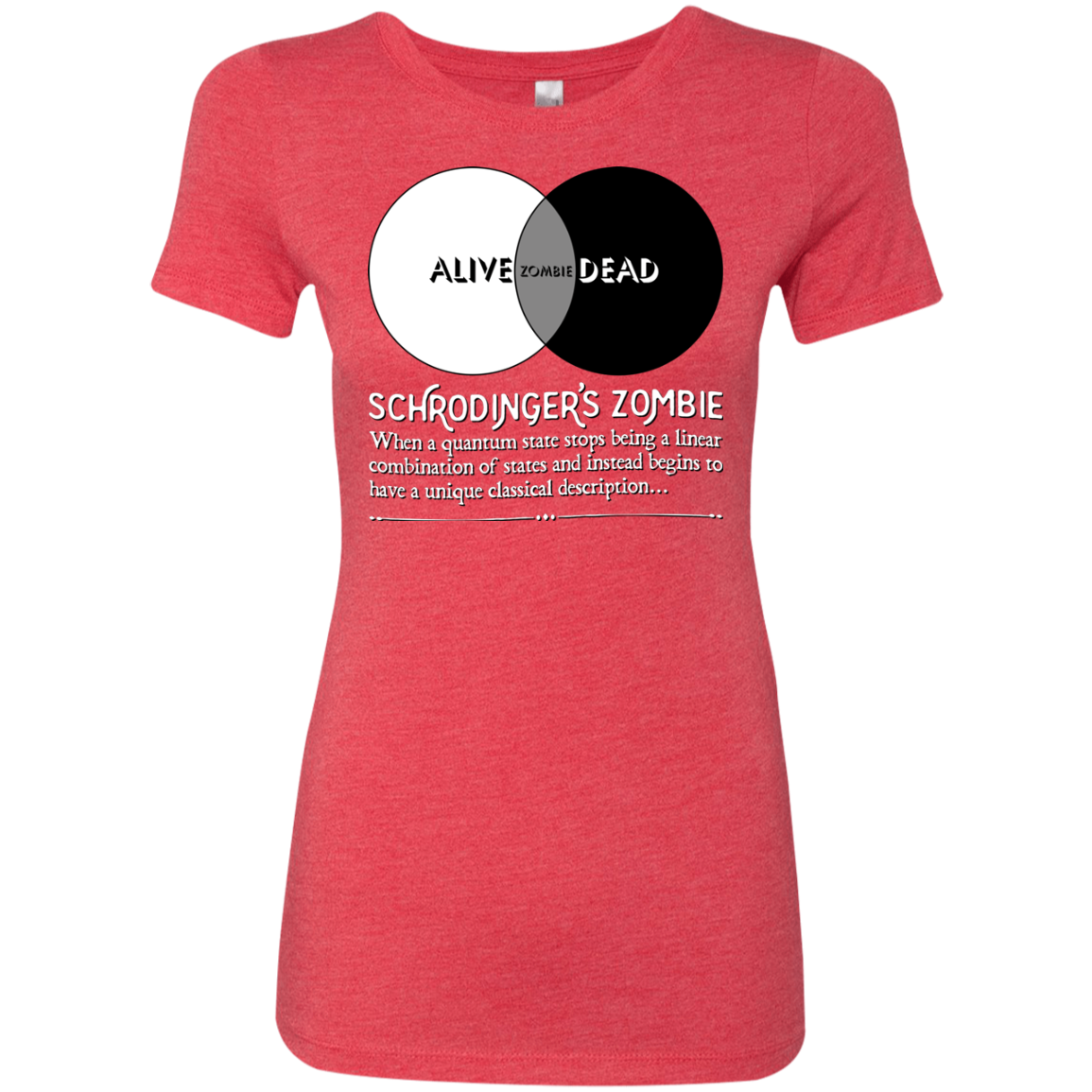 Schrödinger's Zombie Women's Triblend T-Shirt