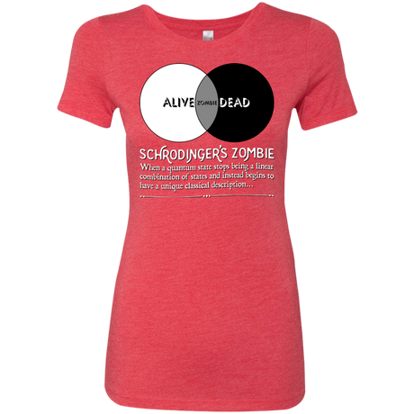 Schrödinger's Zombie Women's Triblend T-Shirt