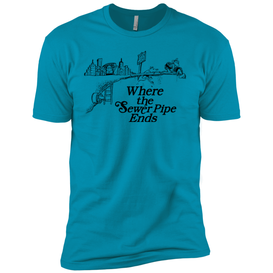 Where the Sewer Pipe Ends Boys Premium T-Shirt