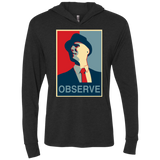 Observe Triblend Long Sleeve Hoodie Tee