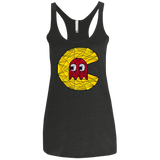 Poly Pac Man Women's Triblend Racerback Tank