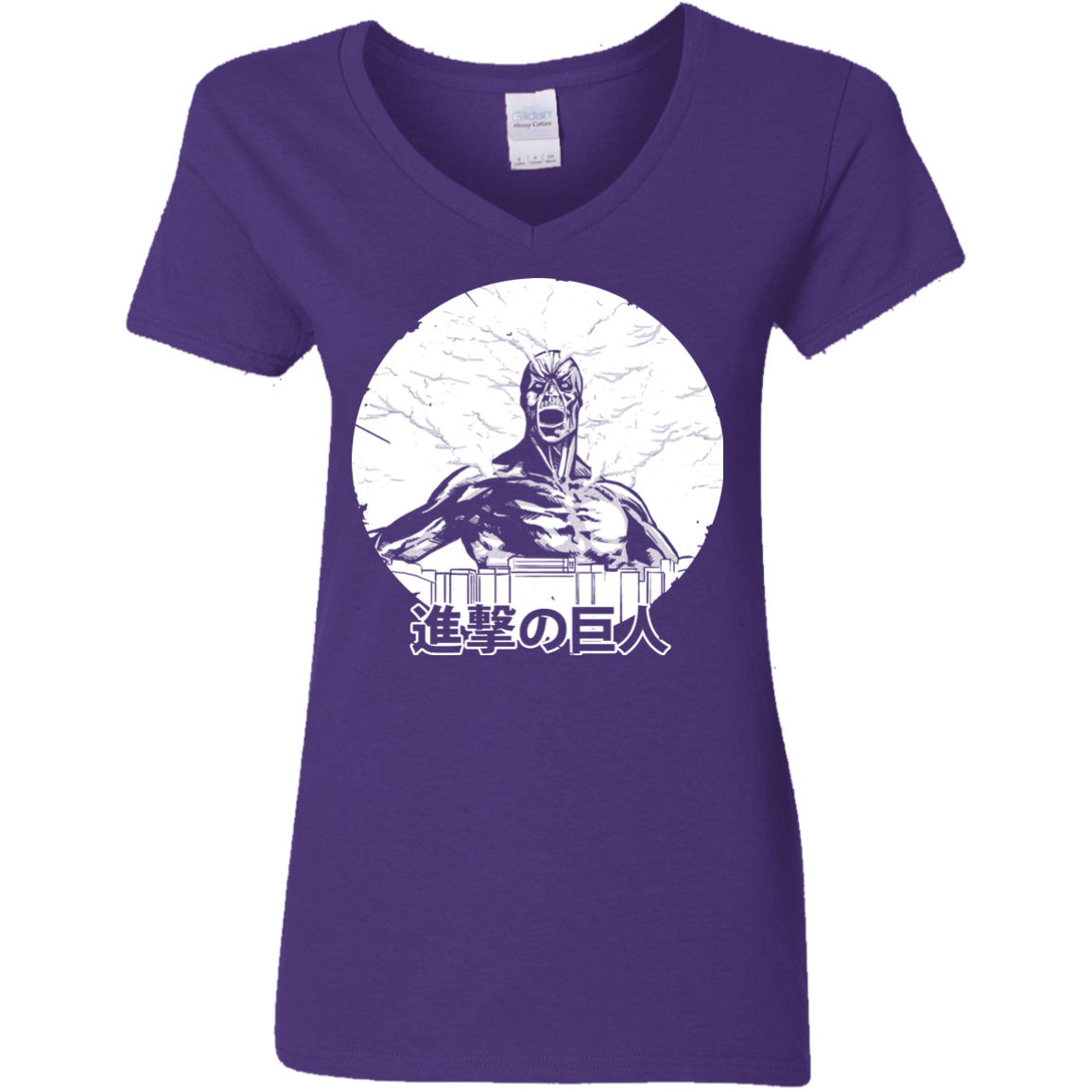 Attack Women's V-Neck T-Shirt