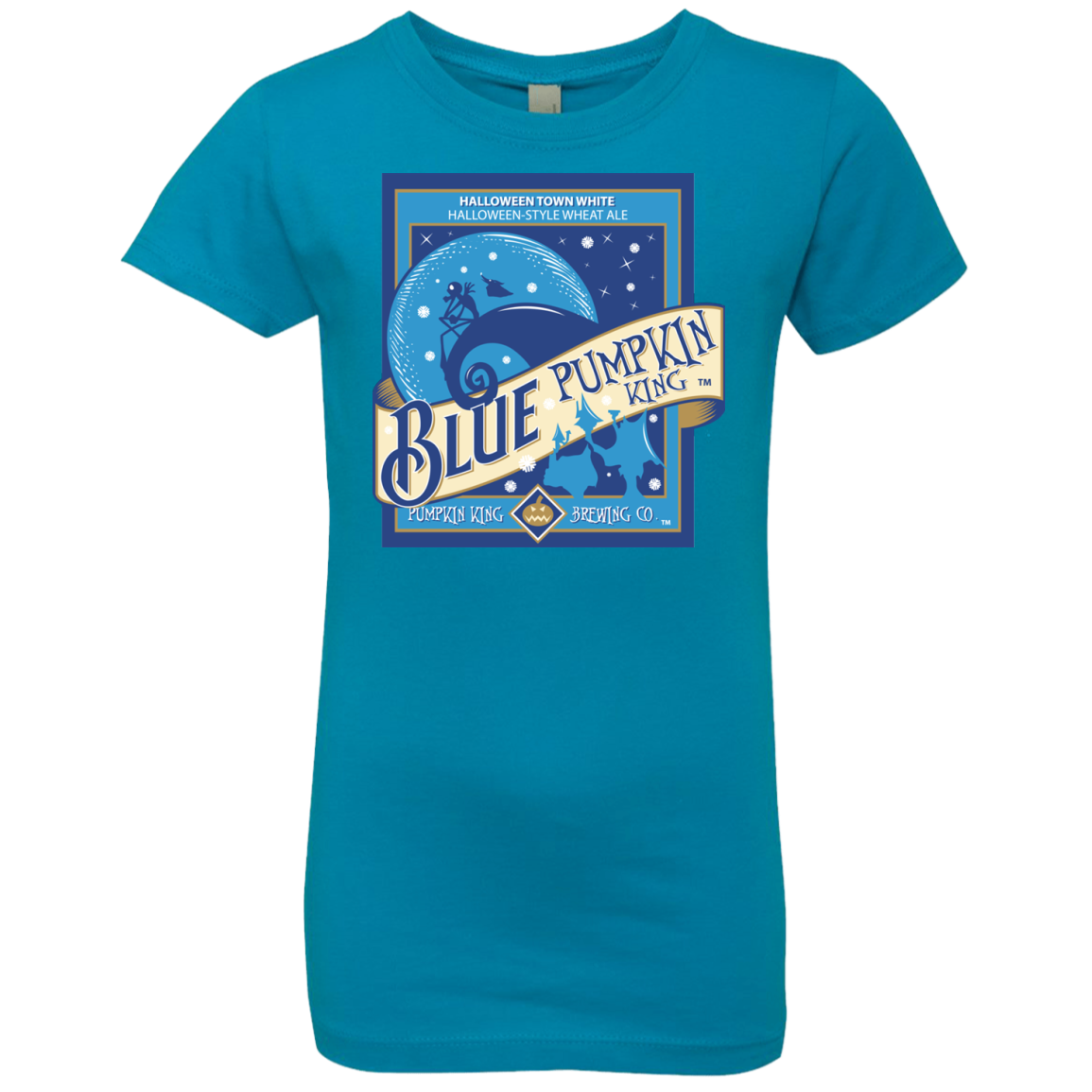 Blue Pumpkin King Girls Premium T-Shirt