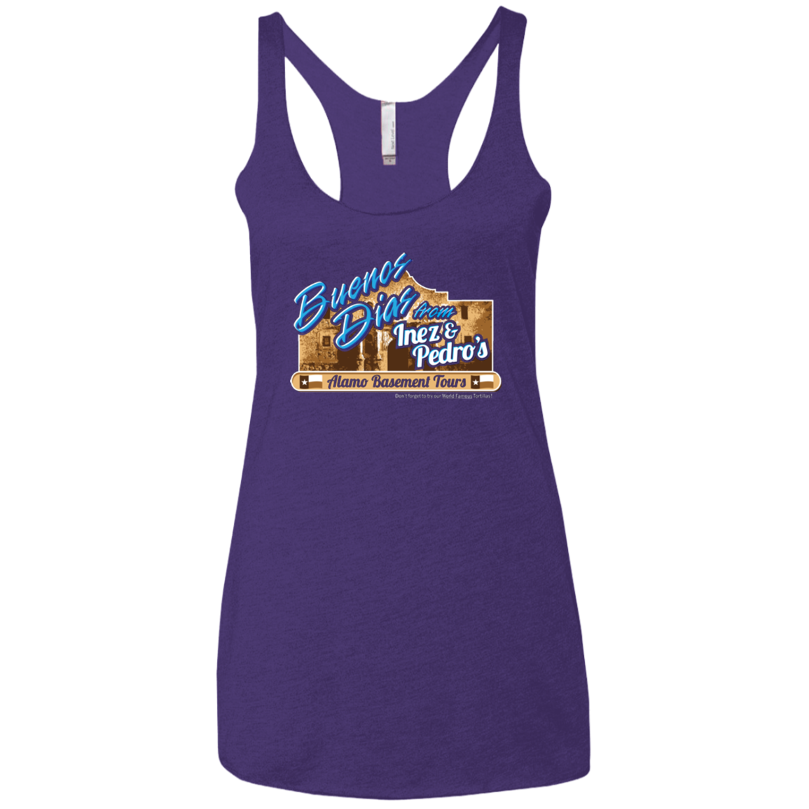 Alamo Basement Women's Triblend Racerback Tank