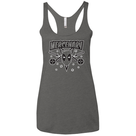 Mercenary (1) Women's Triblend Racerback Tank