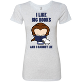 I Like Big Books Women's Triblend T-Shirt