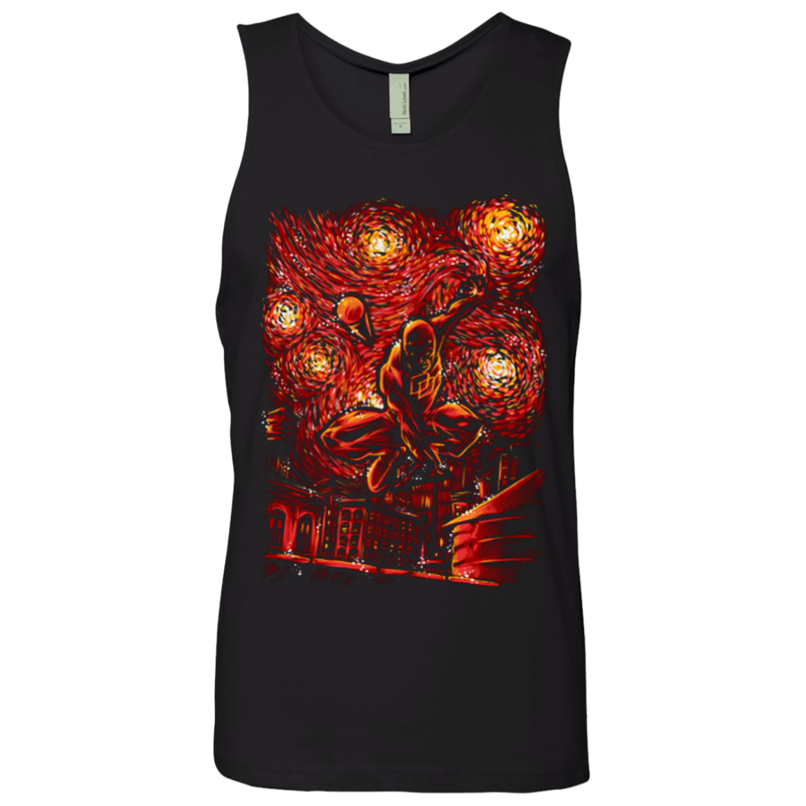 World On Fire Men's Premium Tank Top