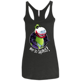 Why So Saurus Women's Triblend Racerback Tank