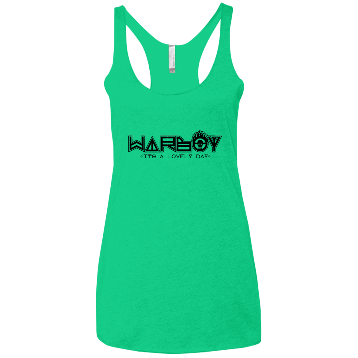 War Boy Women's Triblend Racerback Tank