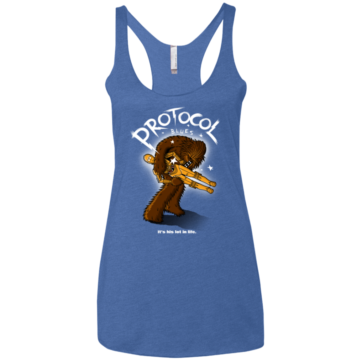 Protocol Blues Women's Triblend Racerback Tank