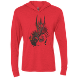 Darklord Triblend Long Sleeve Hoodie Tee
