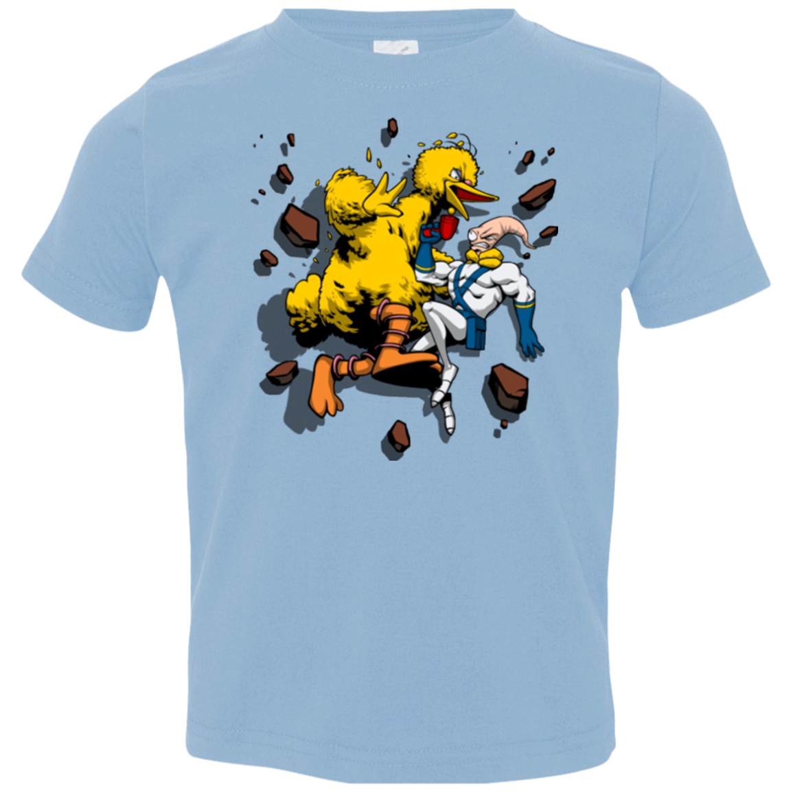 Big Bird and Worm Toddler Premium T-Shirt