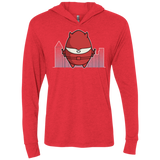 Dare Devilled Egg Triblend Long Sleeve Hoodie Tee