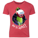 Why So Saurus Youth Triblend T-Shirt