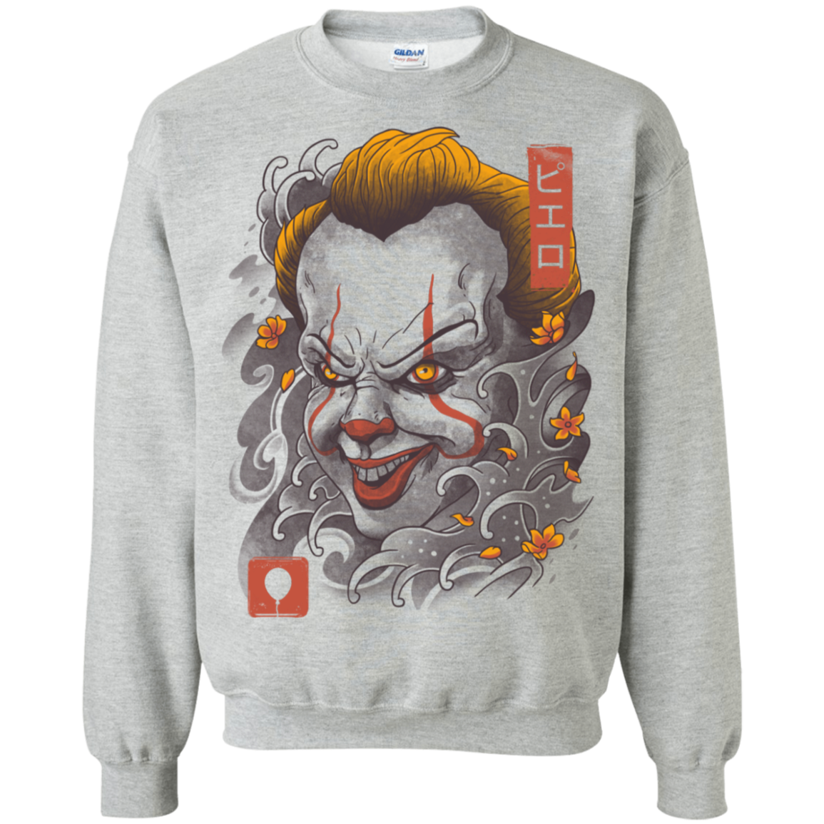 Oni Clown Mask Crewneck Sweatshirt