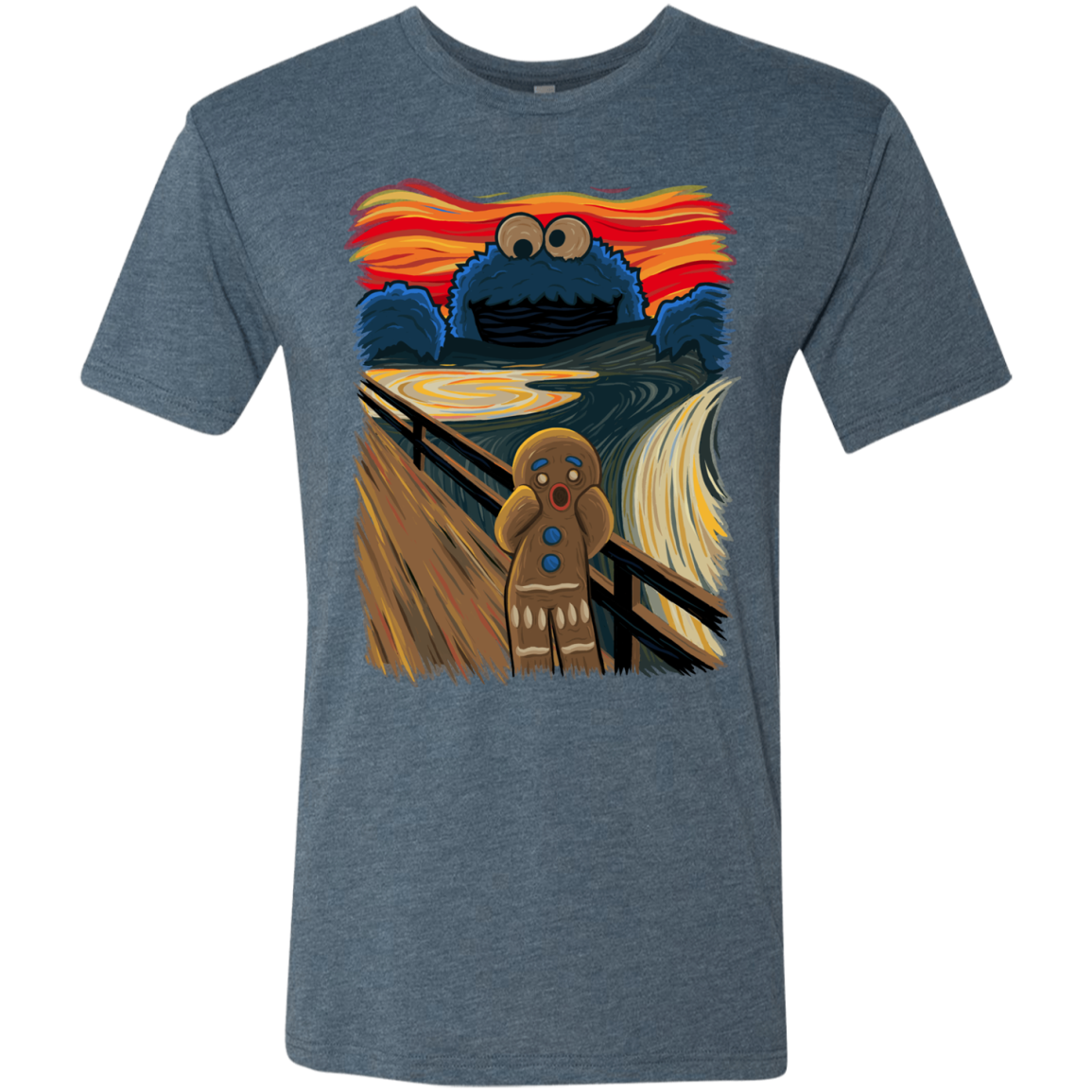 The Cookie Muncher Men's Triblend T-Shirt