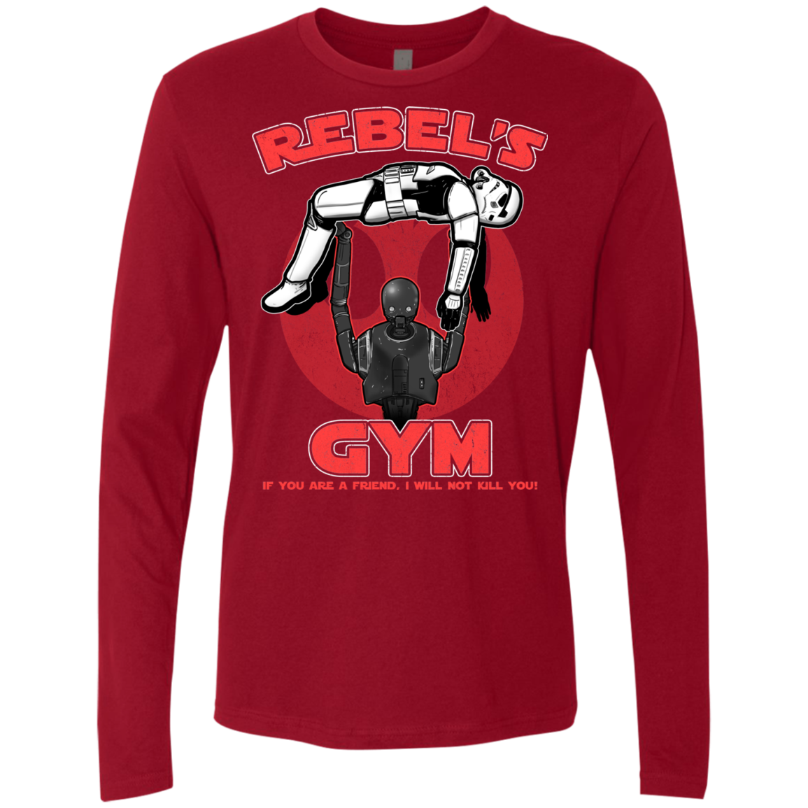 Rebel's Gym Men's Premium Long Sleeve