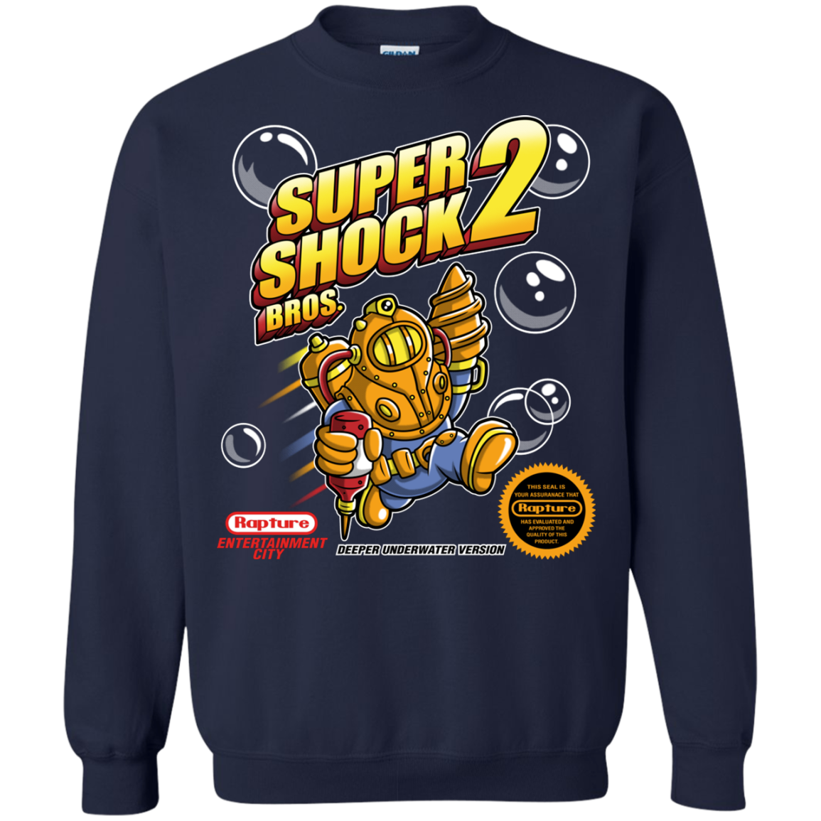 Super Shock Bros 2 Crewneck Sweatshirt