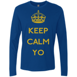 Keep Calm Yo Men's Premium Long Sleeve