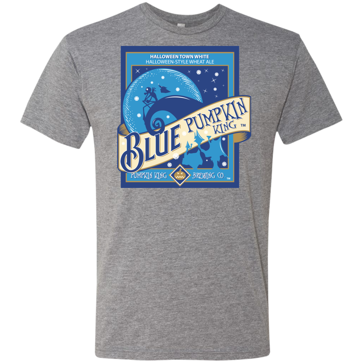 Blue Pumpkin King Men's Triblend T-Shirt