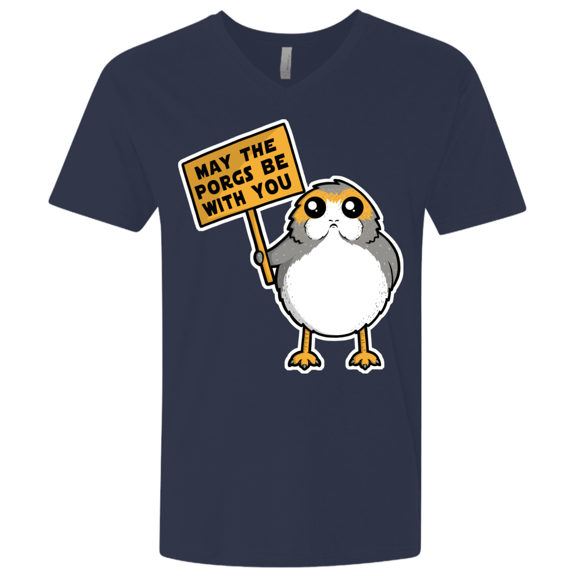 May The Porgs Be With You Men's Premium V-Neck