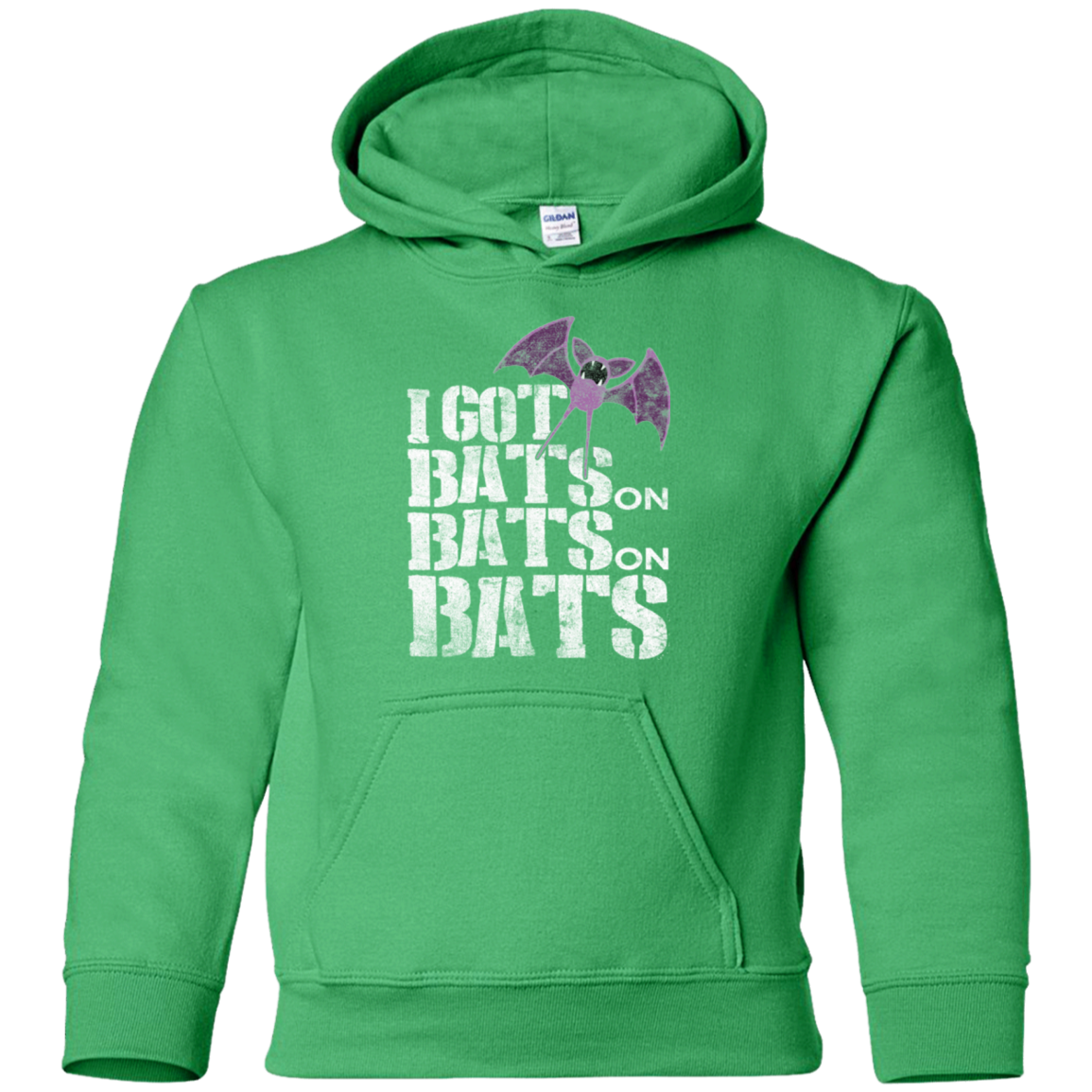 Bats on Bats on Bats Youth Hoodie