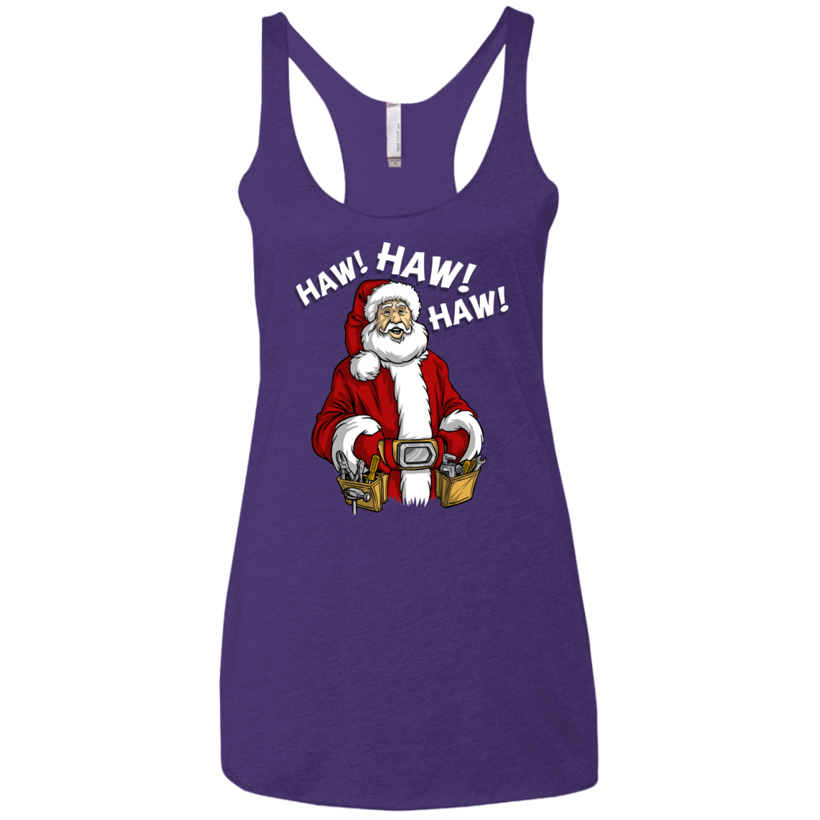 The Santa Clause tool man Taylor Women's Triblend Racerback Tank