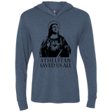 Athelstan saves Triblend Long Sleeve Hoodie Tee