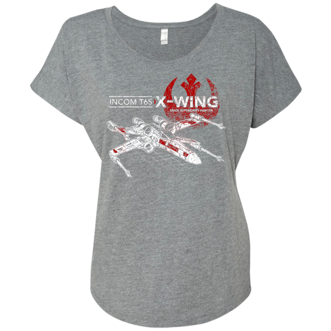 T-65 X-Wing Triblend Dolman Sleeve