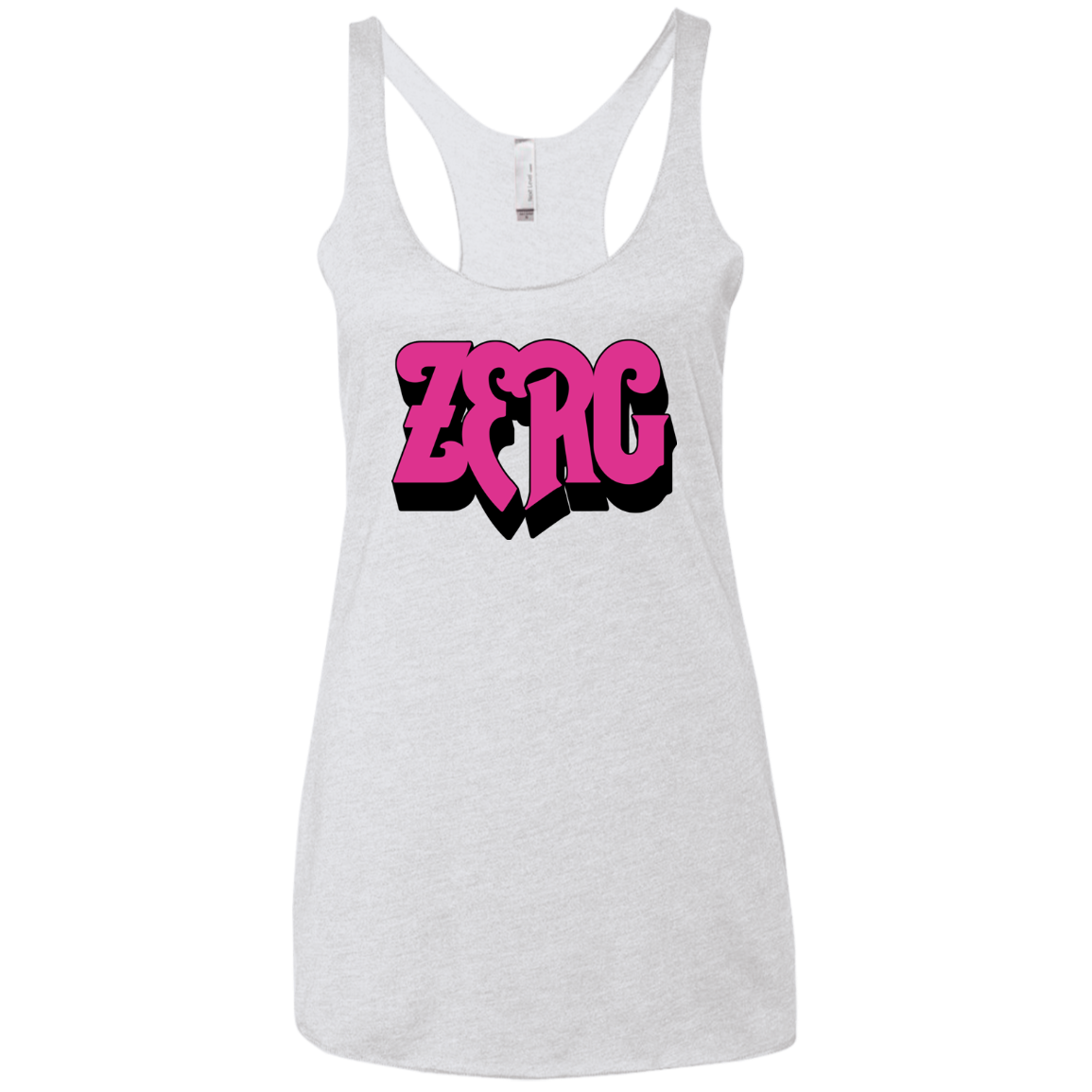 Zerg Rush Women's Triblend Racerback Tank