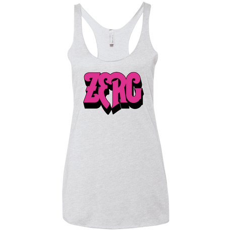 Zerg Rush Women's Triblend Racerback Tank