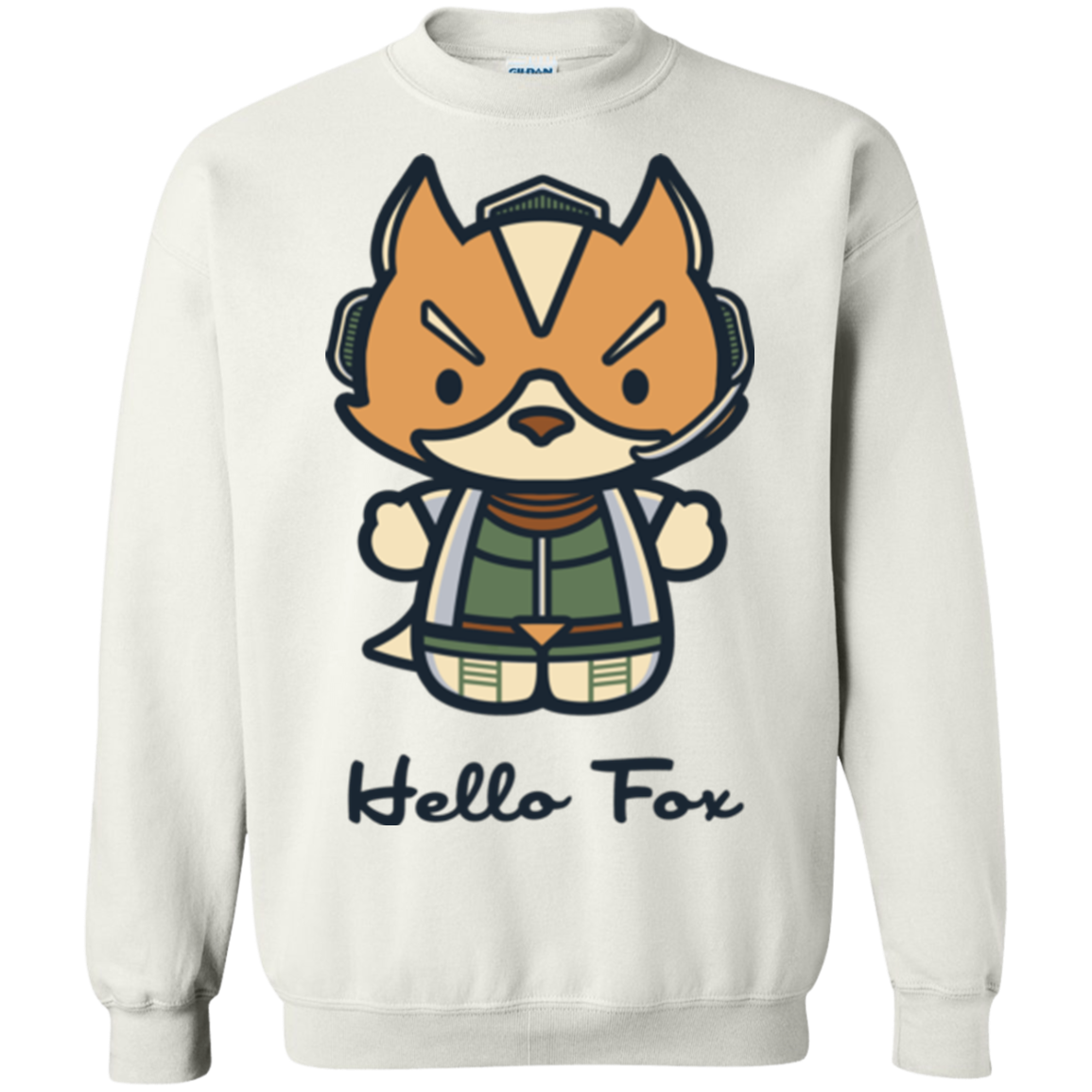 Hello Fox Crewneck Sweatshirt