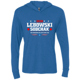 Lebowski Sobchak Triblend Long Sleeve Hoodie Tee